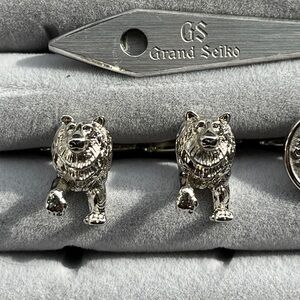 Grand Seiko Cufflinks & Tie Clip
